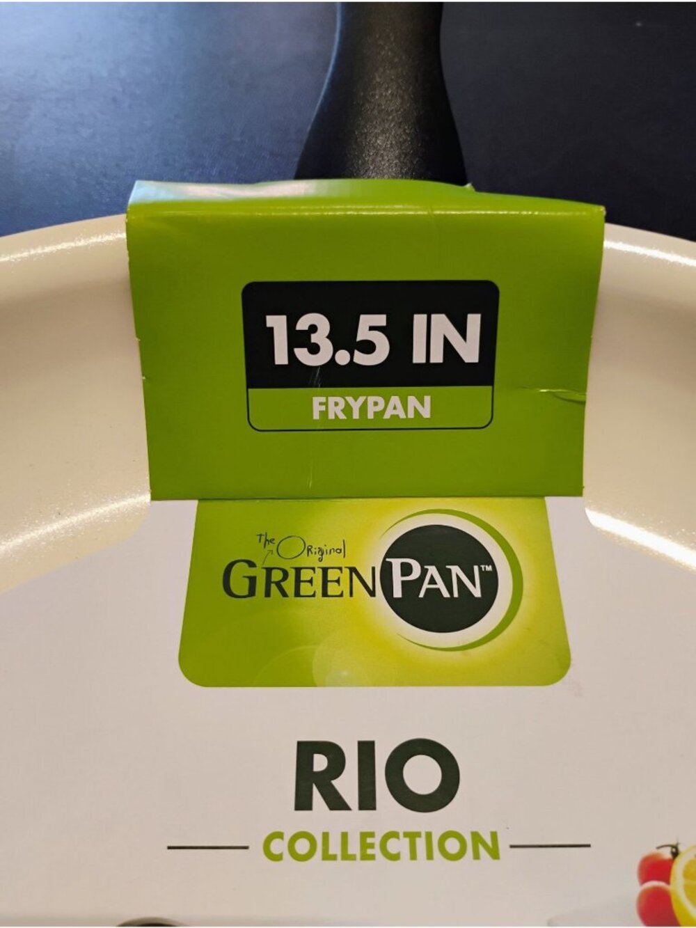 GreenPan Rio 13.5 Inch Nonstick Frypan With Ceramic Coating - Picture 3 of 10